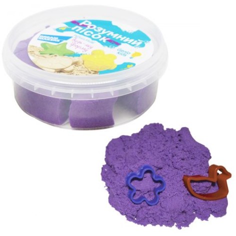 Набор для детского творчества "Умный песок", 150 г (фиолетовый)