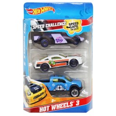 Набор машинок металлических "Hot wheels" (3 шт)