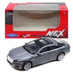 Машина металл 1:43 JAGUAR XJ серая
