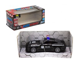 Машинка металлопластик "Police", черный