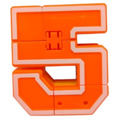 Іграшка трансформер "Цифра 5", 9 см