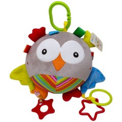 БОЛЬШАЯ ПОГРЕМУШКА МЯГКАЯ (СОВА)