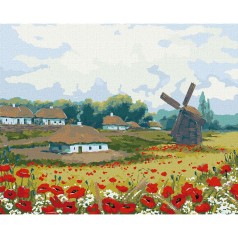 Картина по номерам "Лето на хуторе" ★★★★★