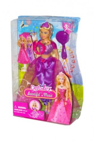 Музична лялька "Defa: принцеса" (у фіолетовому)