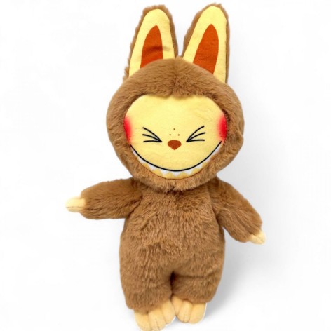 Игрушка мягкая "Лабубу Коричневая" 34 см