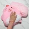 МЯГКАЯ ИГРУШКА КАПИБАРА С ПЛЕДОМ 26 СМ (РОЗОВАЯ)