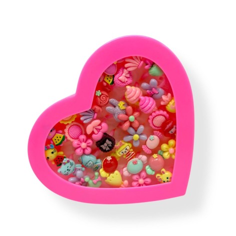 Детские колечки (розовые, набор)