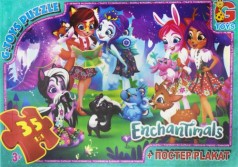 Пазлы из серии "Enchantimals", 35 эл