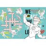 Раскраска WB "Super friends: Сильные вместе" со стикерами