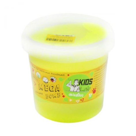 Слайм "Kids Lab: Mega Bomb №3", 1 кг (жовтий)