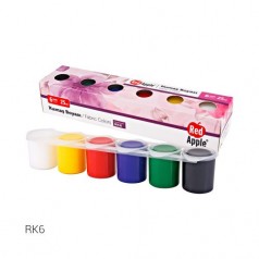 Краски для рисования по ткани, 6 цветов