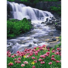 Картина по номерам "Водопад" 40х50 см