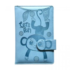 Блокнот,Кожзам,А6, 64листы (ОБЕЗЬЯНКА)