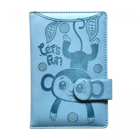 Блокнот,Кожзам,А6, 64листы (ОБЕЗЬЯНКА)