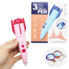 3D ручка "Ракета", розовая