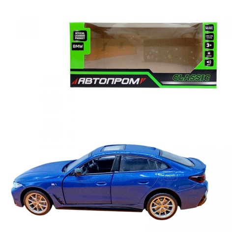 АВТОПРОМ 1:34 BMW i4 M50 (СИНЯЯ)