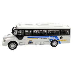 Машинка пластиковая "Автобус SECURITY" (БЕЛЫЙ)