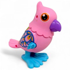 Папужка заводна (11 см), рожева