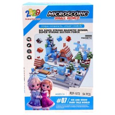 Магнитный конструктор "Small World", 54 дет