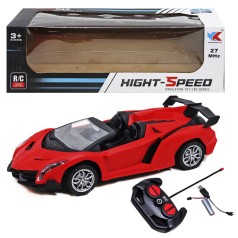 Машинка на радиоуправлении "Lamborghini" (красная)