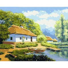 Картина по номерам "Каникулы у бабушки ©Ярослав Чижевский" ★★★★★