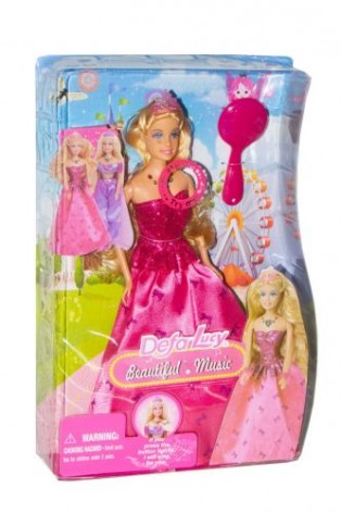 Музыкальная кукла "Defa: принцесса" (в розовом)