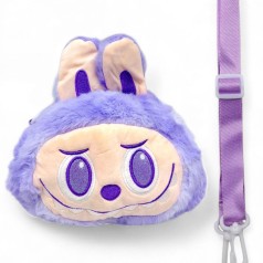 Мягкая игрушка-сумочка "LABUBU/ЛАБУБУ" (Сиреневый)