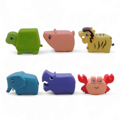 Пискавки 508-281 6 штук, тваринки, в пакеті