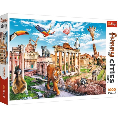 Пазли "Веселі міста: Дикий Рим", 1000 елементів