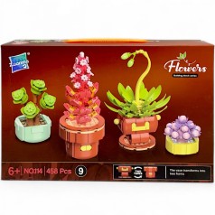 Конструктор "Flowers. Суккуленты" (458 дет)