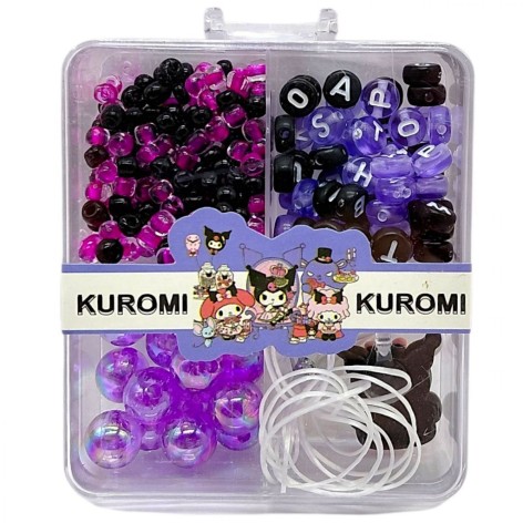 Бисер для плетения браслетов Аниме с фигуркой Kuromi