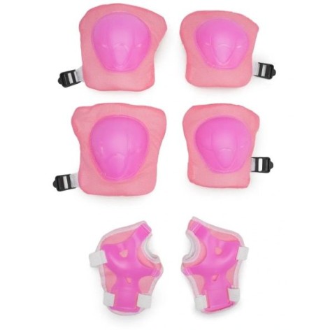Набiр захисту наколінники, налокітники, в сітці (РОЖЕВИЙ)