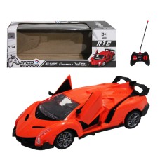 Машинка на радиоуправлении "Lamborghini", оранжевая