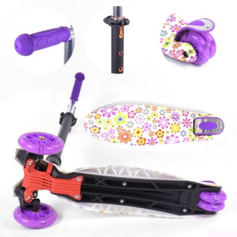 Самокат "Best Scooter", фіолетовий