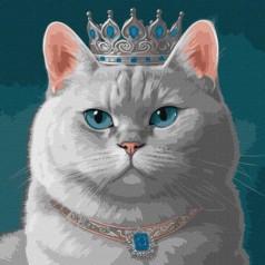 Картина по номерам "Гордый король" ★★★