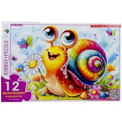 Игра-пазл (12 элементов) Улитка