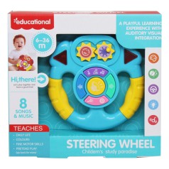 Руль музыкальный "Steering wheel" (голубой)
