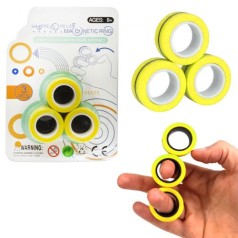 Игра-антистресс "Magnetic Ring", желтый