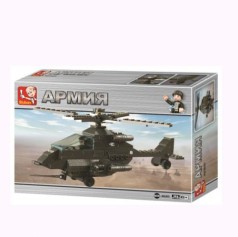 Конструктор "Армия. Военный вертолёт",158 дет