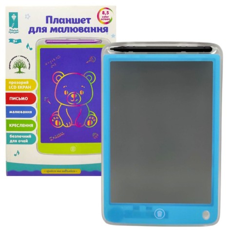 Планшет для рисования LCD "Играй и учись" экран 8,5" в короб. 15*11*23 см