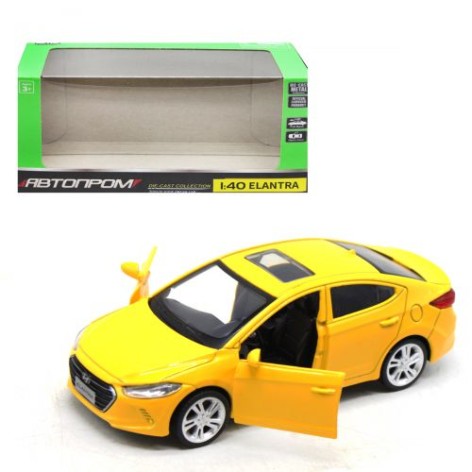 Машина металопластикова "Hyundai Elantra", жовта