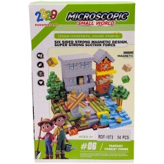 Магнитный конструктор "Small World", 54 дет