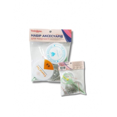 Набор аксессуаров для творчества для создания украшений "серебряный"