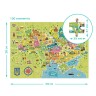 Пазл «Карта Украины» 100 элементов