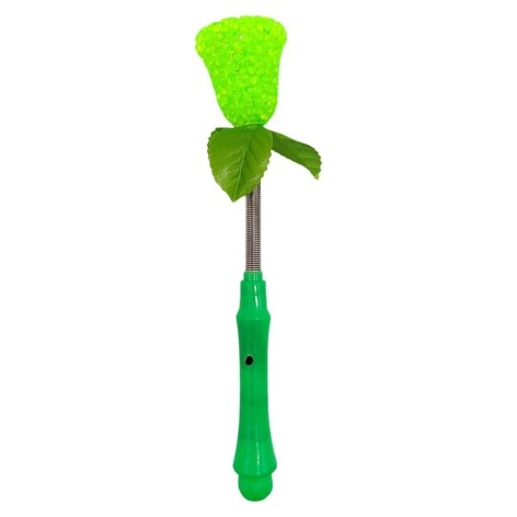 Цукрова паличка КВІТКА, що світиться (ЗЕЛЕНА)