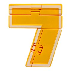 Іграшка трансформер "Цифра 7", 9 см