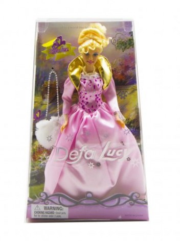 Лялька "Defa Lucy" з сумкою (у рожевій сукні)