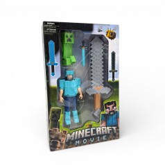 Набор "MINECRAFT": меч, 2 фигурки, в коробке (ВИД2)