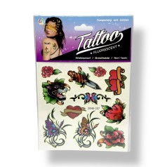 Временное тату люминосцентное