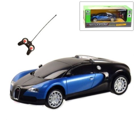 Машинка "Bugatti Veyron" із серії "Автопром" на радіокеруванні, синій